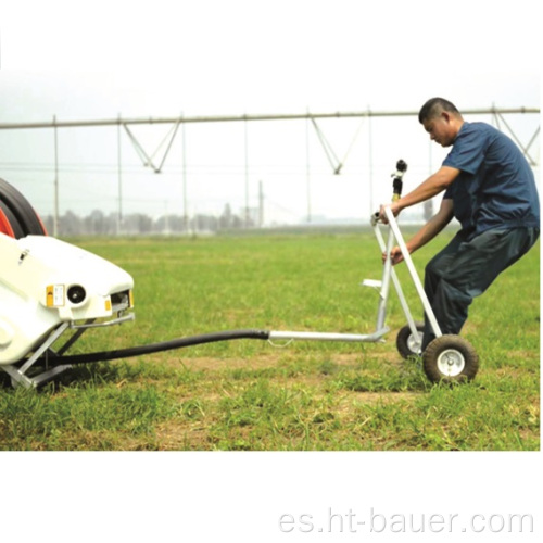 Máquina de riego de carrete de manguera inteligente para campo pequeño